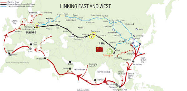 Chengdu on track to become an international hub