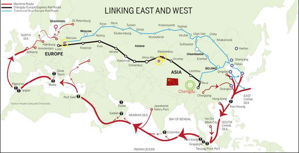 Riding the Chengdu-Europe Express