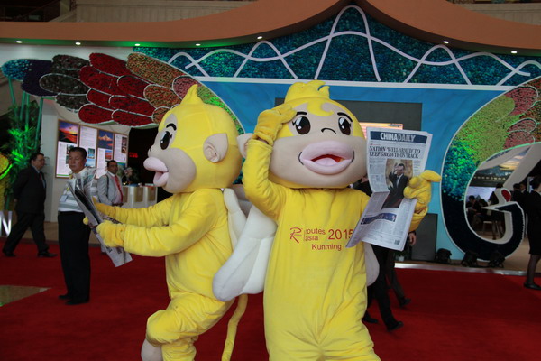 Routes Asia 2015 mascots