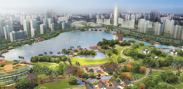 Guangzhou Knowledge City starts to take shape