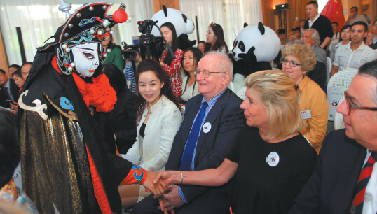 The Sichuan dramatic art performance of face-changing