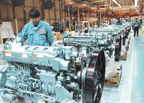 Sinotruk’s engine plant in Hangzhou