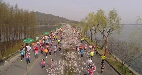 Record numbers as Wuxi marathon beamed around the world