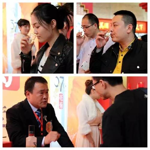 亳(bó)菊酒闪亮首发 古井展厅引爆春糖会