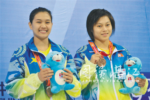 Zhanjiang divers claim international gold medals