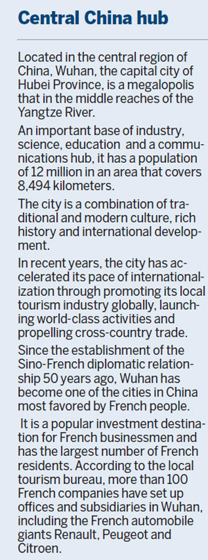 Wuhan promotes its tourism through France