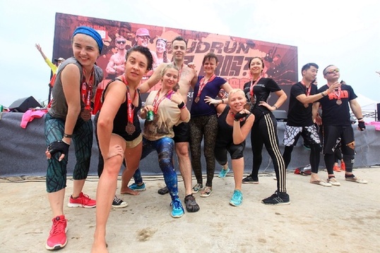 Passionate mud run comes to Nanjing