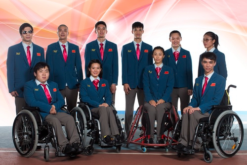 Sportswear for Chinese Rio Paralympics team publicized