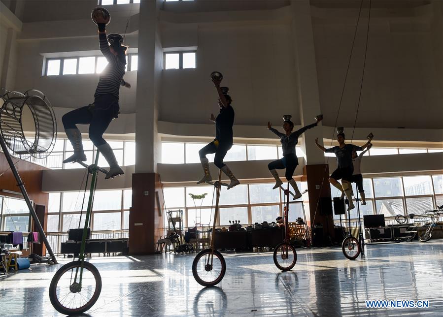 Chinese acrobatic troupe set new Guinness world record