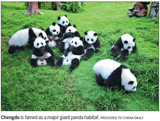 Home of pandas plays its cards right in green campaign