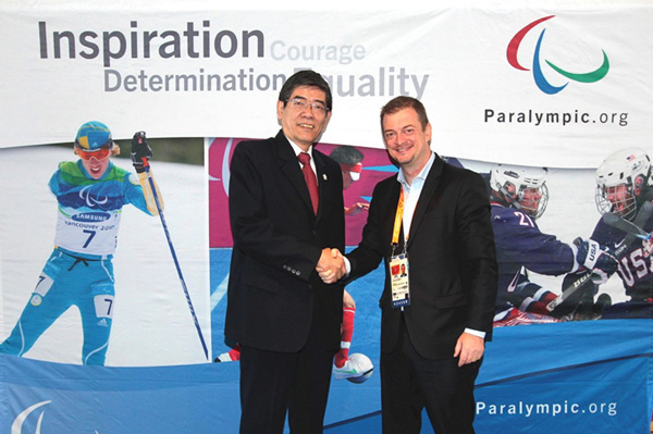 Intl Paralympic head is 'confident' about Beijing 2022 games