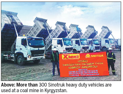 Sinotruk makes inroads, achieves success in global marketplace