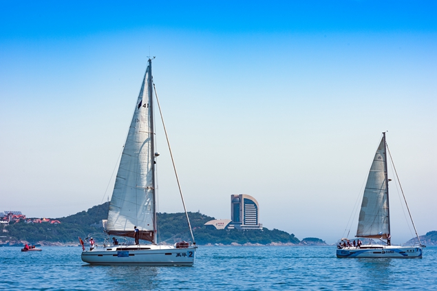 Highlights of Weihai intl yacht race