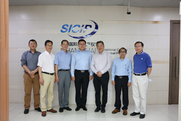 Director of global IP office visits SICIP