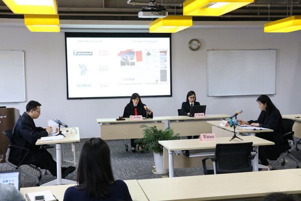 Moot court held at Shanghai International College of Intellectual Property