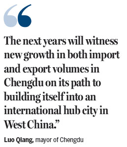 Chengdu opens its arms to overseas investment, business opportunities