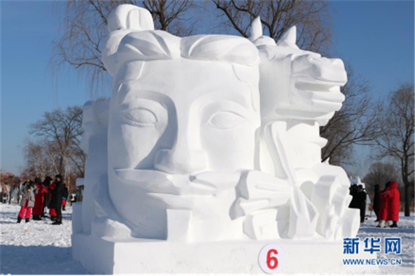 National Snow Sculpture Competition concludes at Sun Island