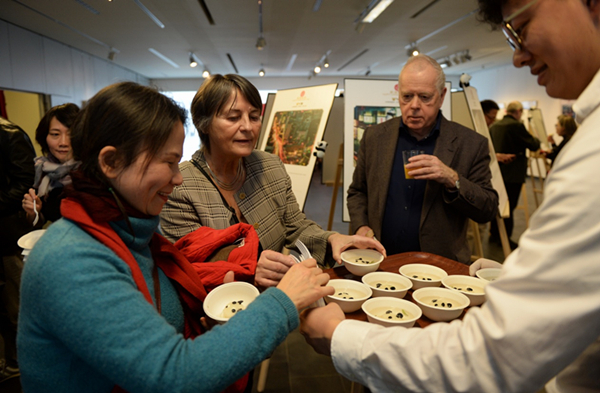 Chengdu promotional event featuring pandas and food held in Europe