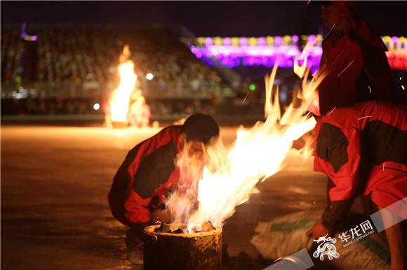 Chongqing Tongliang fire dragon show returns to Taiwan