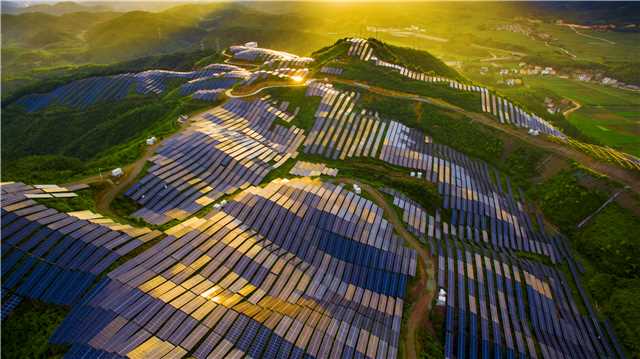 Photovoltaic power station in Fujian province