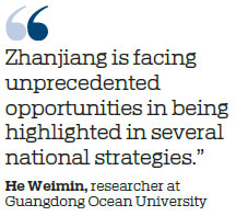 Land-sea corridor opens up opportunities for Zhanjiang