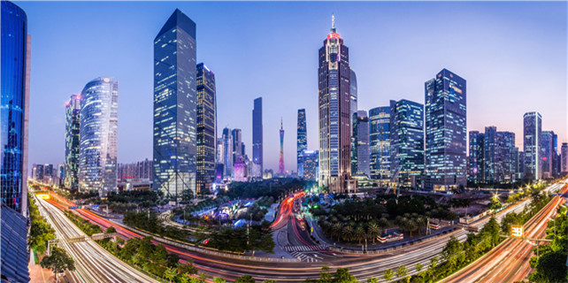 A view of Guangzhou, Guangdong province