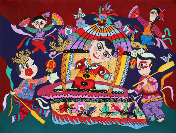 Farmer painting exhibition held in Jiaxing