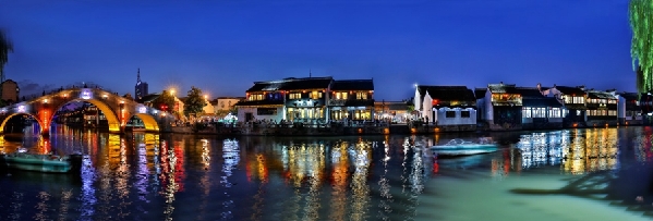 Captivating night views of Jiaxing