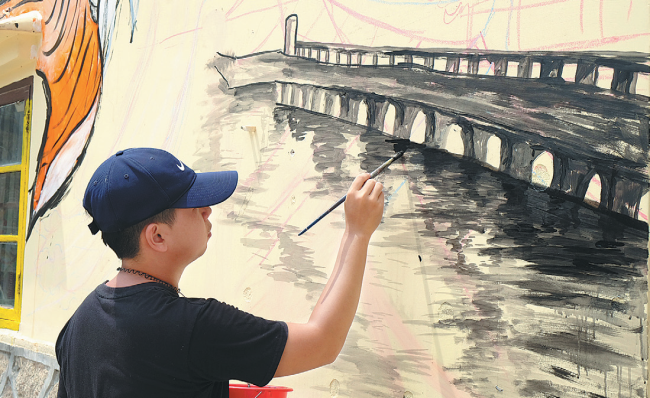 Graffiti competition held during the 10th Straits Forum
