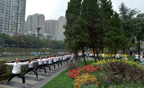 Qingyang district of Chengdu transforms itself into a picturesque park