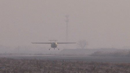 JD's first large-scale UAV debuts in Shaanxi