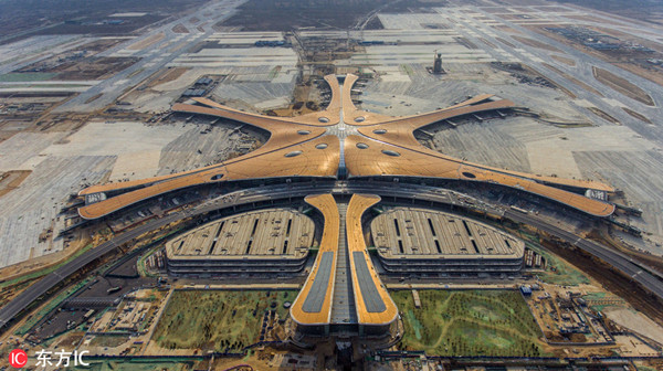 Beijing's new airport to be surrounded by forest