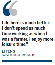 Farmers enjoy urban life after relocation