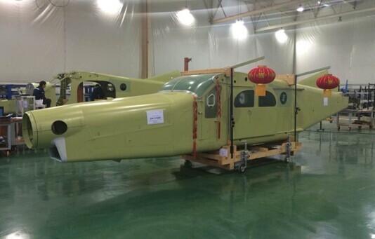 Swiss PC-6 aircraft fuselage tapes out