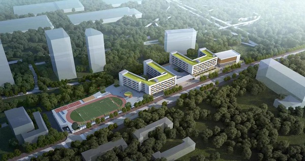 Liangjiang's first intelligent primary school under construction