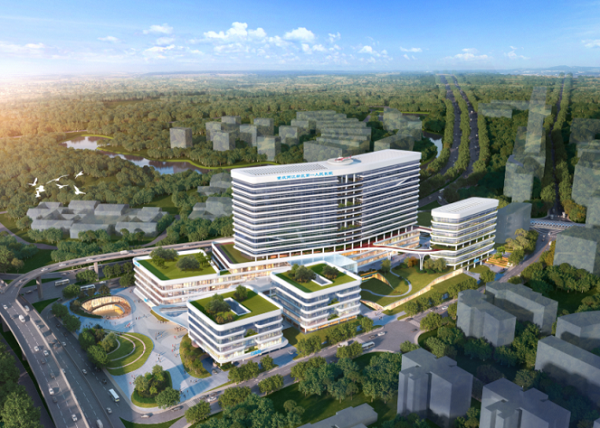 Expansion project breaks ground at Liangjiang's First People's Hospital