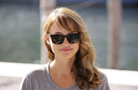 U.S. actress Portman arrives at the Venice Film Festival