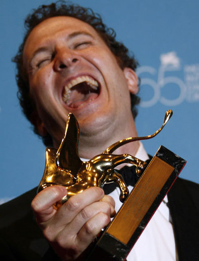 Aronofsky holds Golden Lion prize for best movie 