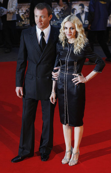 Guy Ritchie and wife Madonna at premiere of 