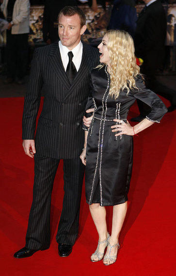 Guy Ritchie and wife Madonna at premiere of 