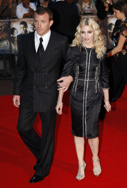 Guy Ritchie and wife Madonna at premiere of 