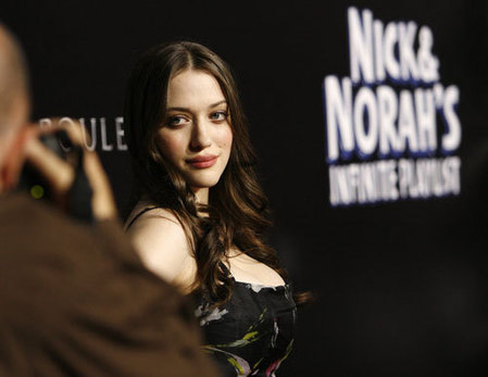 Dennings at the movie premiere of Nick and Norah's Infinite Playlist