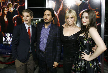 Dennings at the movie premiere of Nick and Norah's Infinite Playlist