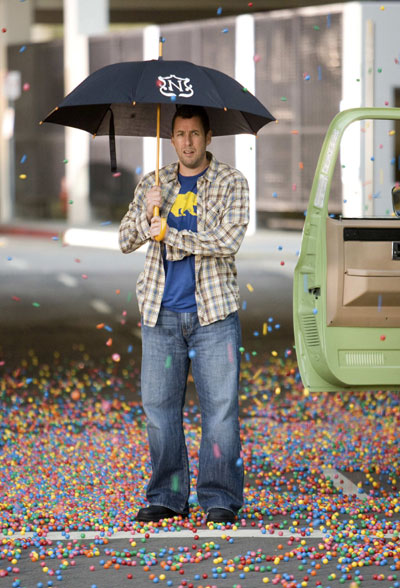 Adam Sandler shown in a scene from his new film 