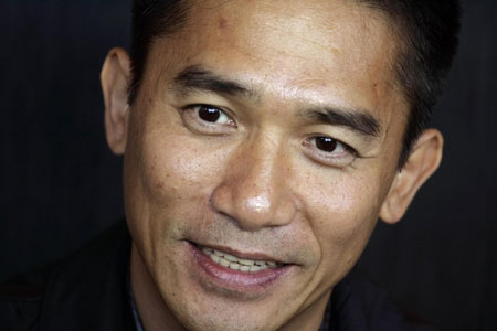Tony Leung and Lin Chi-ling at news conference promoting 'Red Cliff 2'