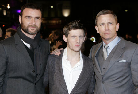 Celebs at Premiere of Defiance at Leicester Square in London