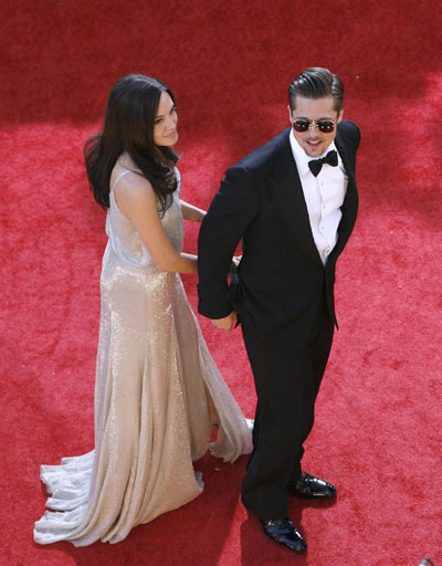 Jolie,Pitt at 66th annual Golden Globe awards