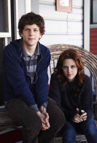Jesse Eisenberg and Kristen Stewart promote  film 