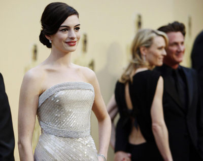 Hathaway,best actress nominee for 
