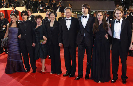 Ang Lee arrives on red carpet for film 